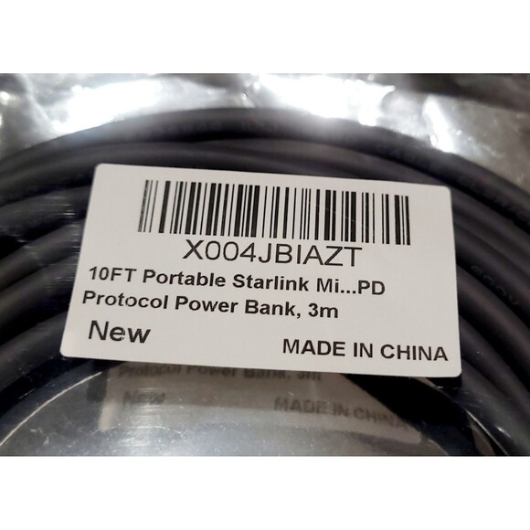 Starlink Mini Cable 10FT Starlink Mini USB C to DC Power Cable Work with 100W+ - Picture 3 of 7